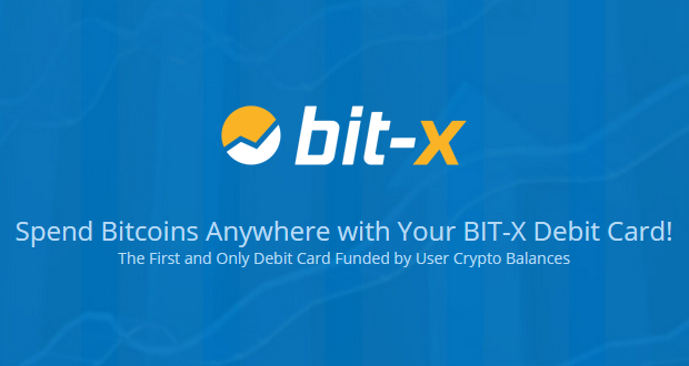 BIT-X Bitcoin Debit Card