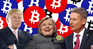 Bitcoin Trump, Hillary, & Johnson
